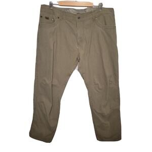 Kuhl Men's Khaki Brown Khaki Patina Dye Revolvr‎ Hiking Jeans Pants Size 40x32